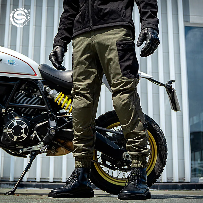 

Motorcycle Pants Spring Summer Men's and Women's Motorcycle Commuter Riding Motorcycle Travel Anti-fall Warm Quick Off Pants