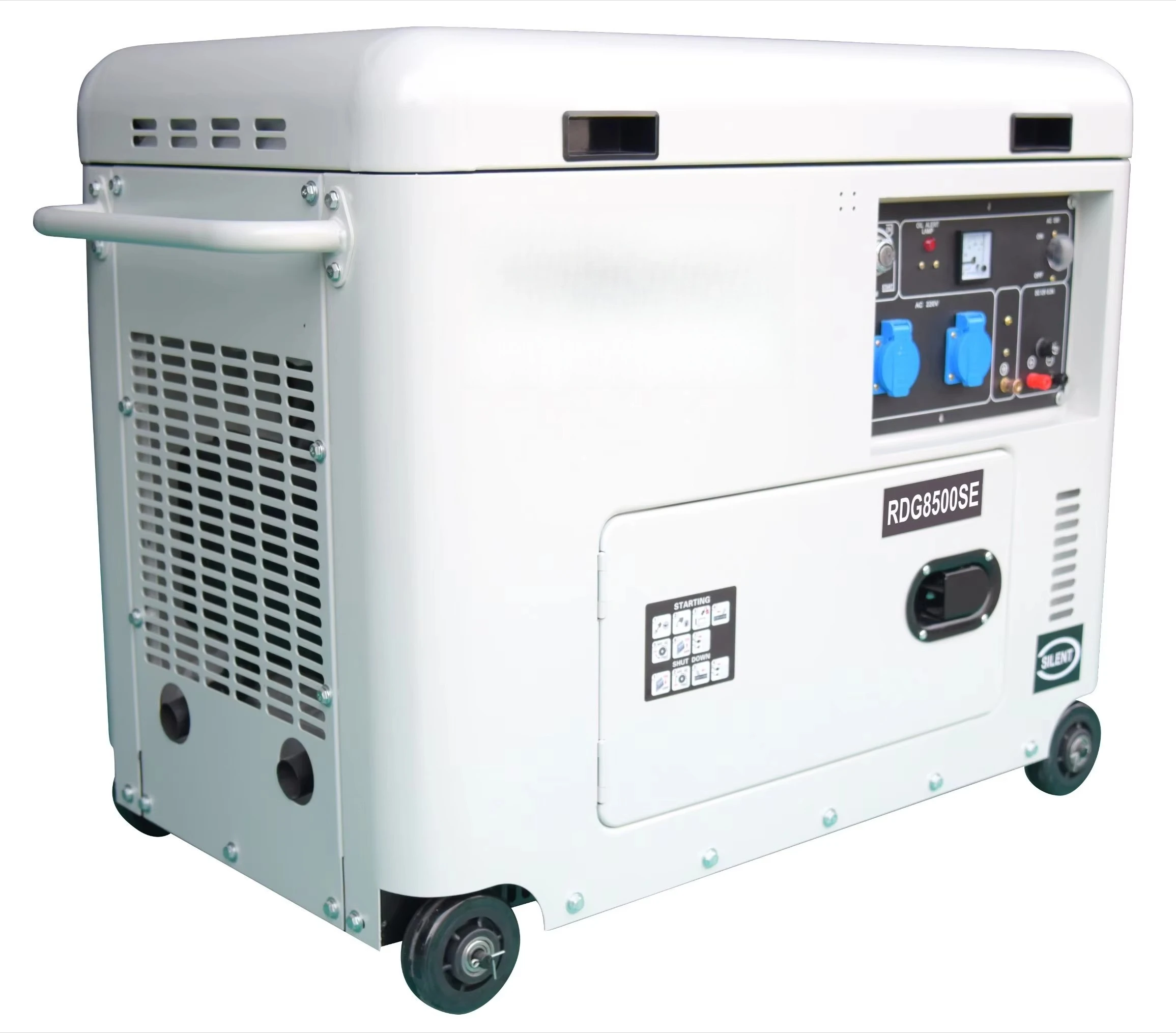 

10KW 13KVA 50HZ 60HZ Air Cooled Portable Silent Di esel Generators for Home Use