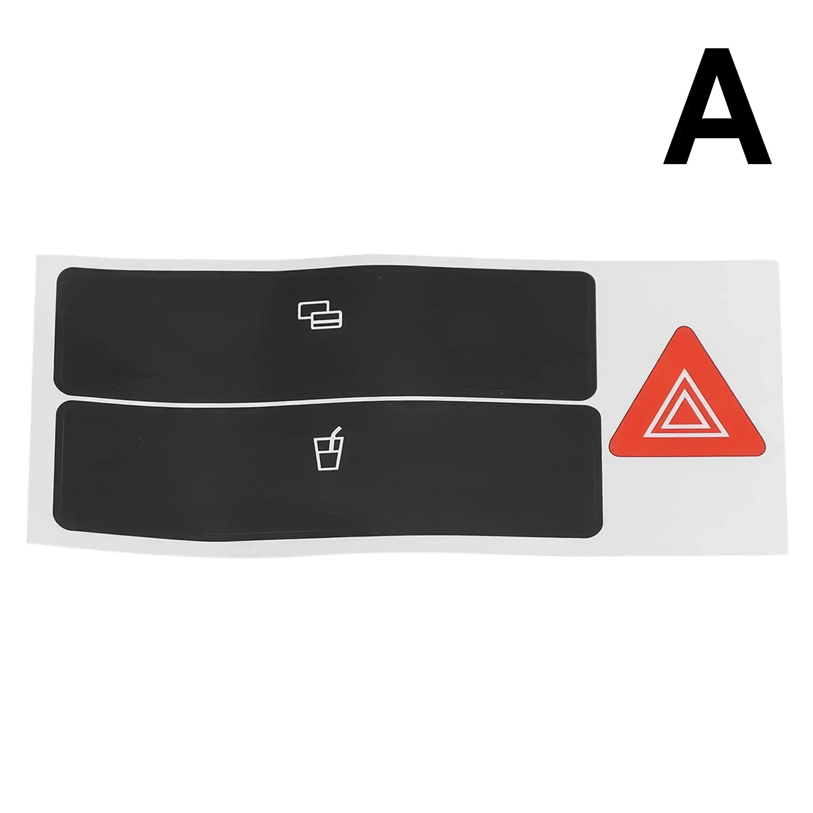 Sticker Decal Sticker Practical Black Black Overlay Button Repair Center Console For A6 C5 1997—2004 Accessories