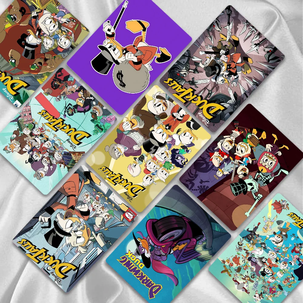 

Animated Plot D-Ducktales Card Stickers Credit Card Skin Stickers For Bank Card Bus Metro Card Sticker Waterproof Women Gift