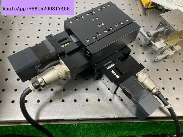 

High-precision X-axis XY-axis electric translation stage, accuracy 0.3 microns, stroke 70mm 0802 ball screw