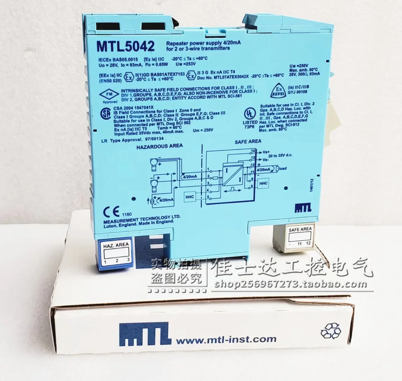 New Original UK MTL Safety Grid MTL5042 Isolation Grid Signal Isolator MTL5046