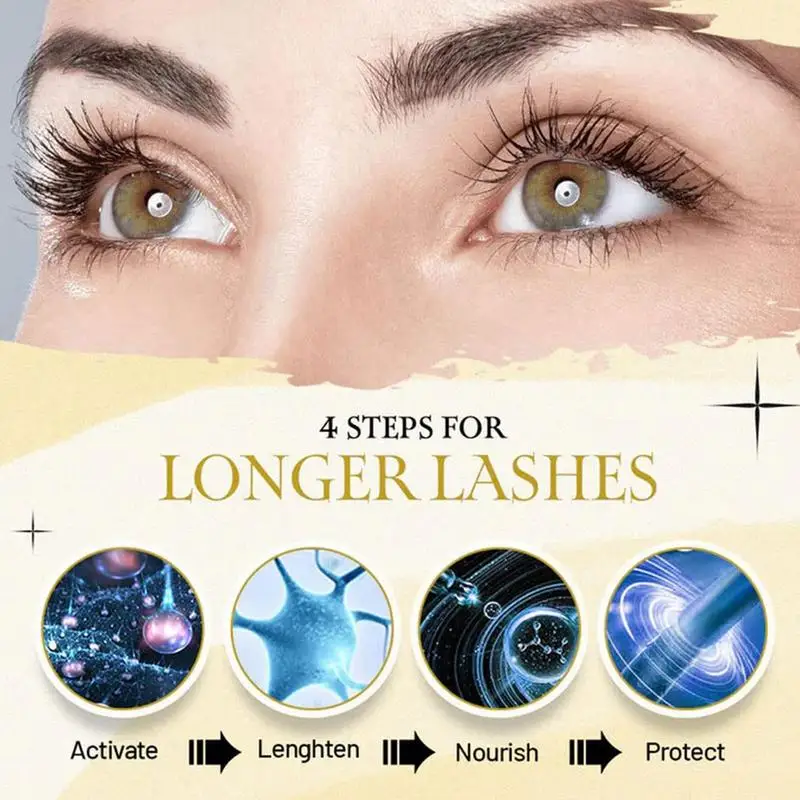 Fast Eyelash Enhancer Serum Eyelashes Eyebrows Enhancer Natural Fuller Curling Lengthen Beauty Health Volume