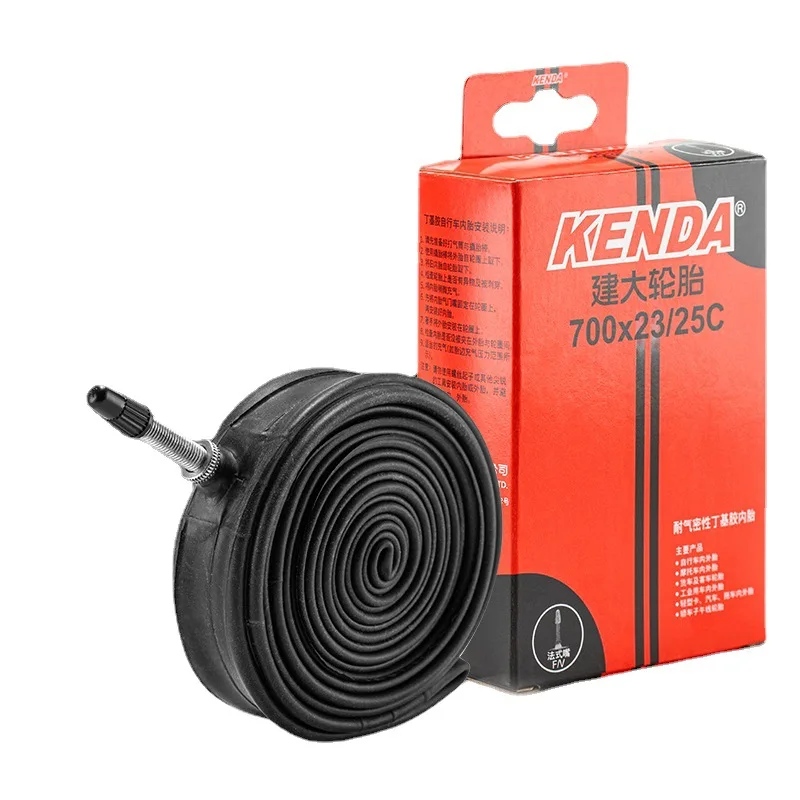 KENDA Bicycle Inner Tube 1PC 700C 23-25C 28-32C 35-43C Schrader Presta Butyl Rubber MTB Road Bike Tube Inner Tyre Bicycle Parts