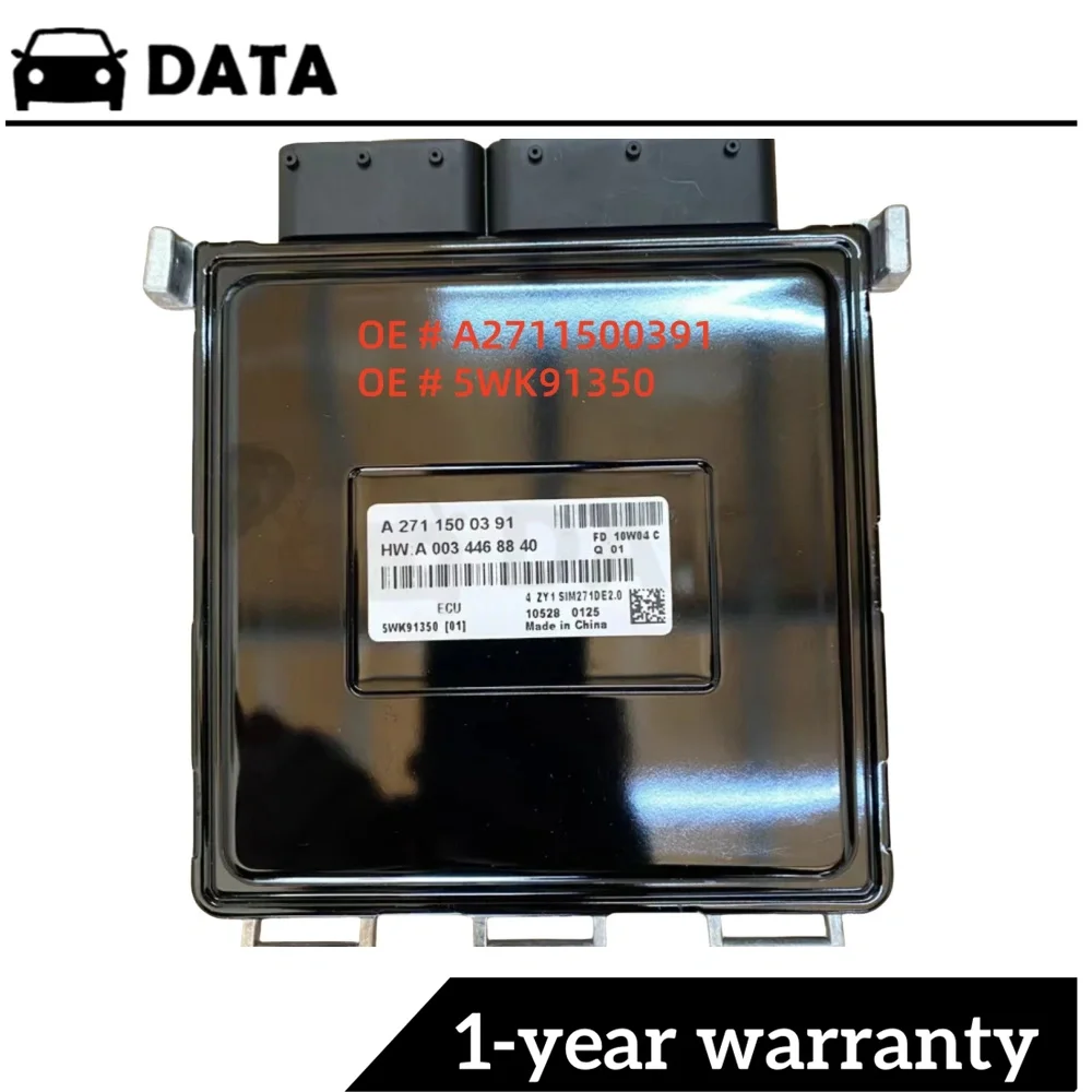 

Новый блок управления двигателем A2711500391 A0034468840 ECU ECM, подходит для Mercedes W204 C250 SLK250 2012-2015 годов выпуска, SIM271DE2.0