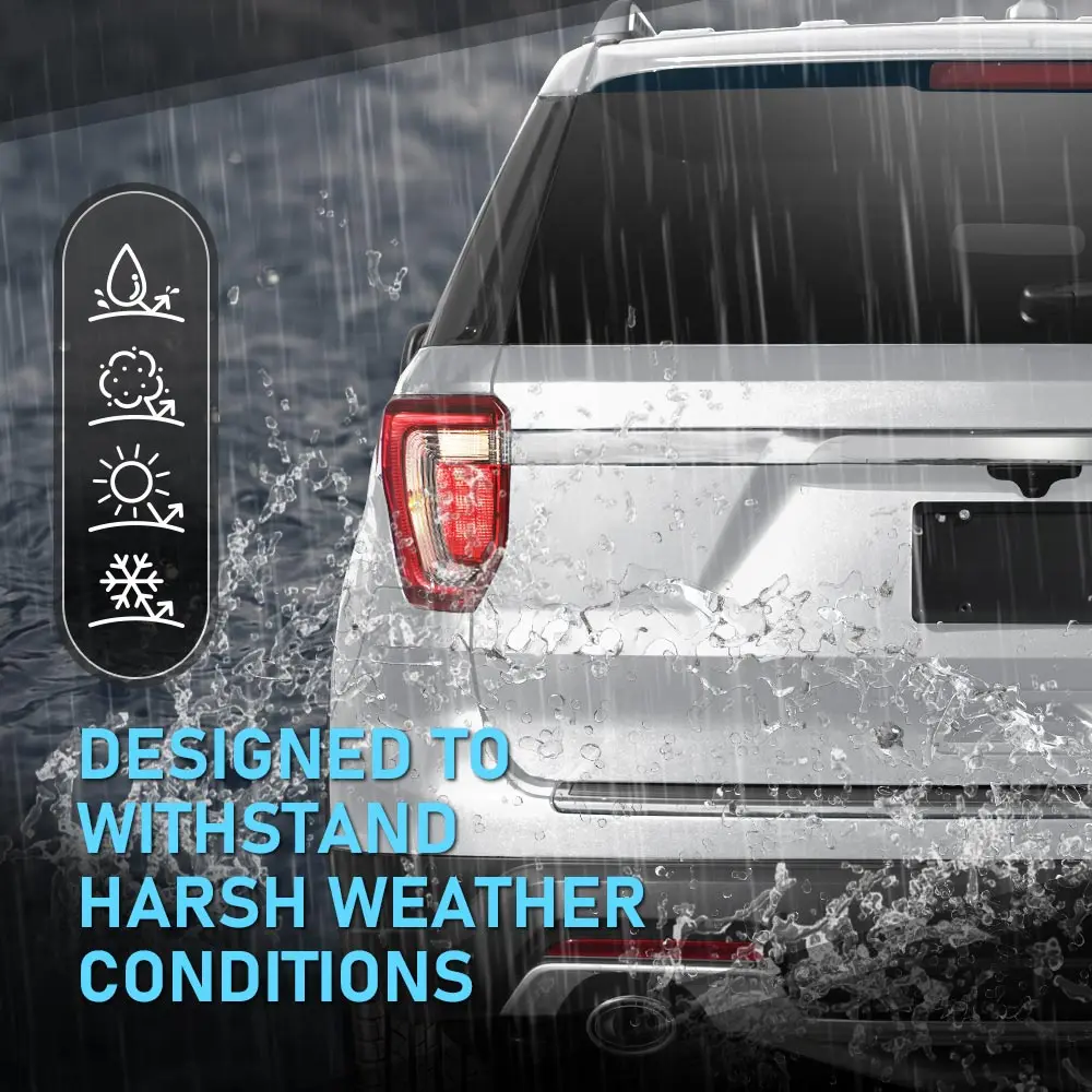 Conjunto de luz trasera Lámpara trasera izquierda compatible con Chevy Traverse 2018-2021 84618032, Gm2805130 Sin arnés de cableado y bombilla