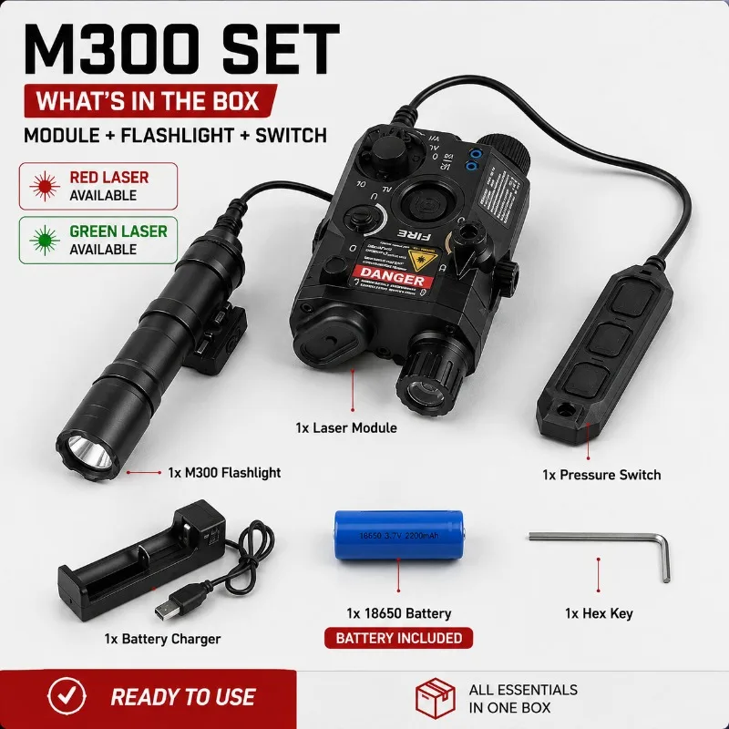 M300A M600C Compatible Alloy Light Accessory Dual‑Mode Tail‑Control Beam Illumination Module