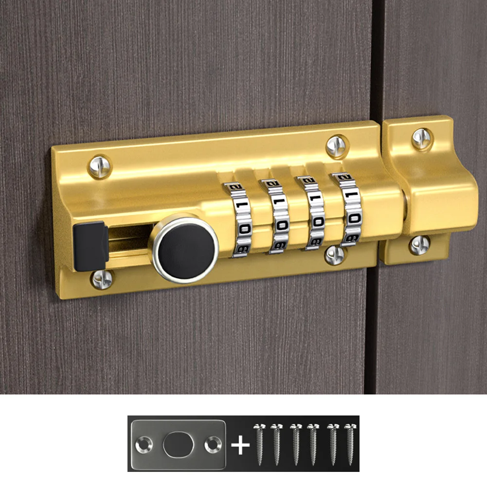 

Combination Latch Lock Big Door Bolt Waterproof Rustproof Outdoor Door Waterproof Rustproof Outdoor Door Waterproof Rustproof