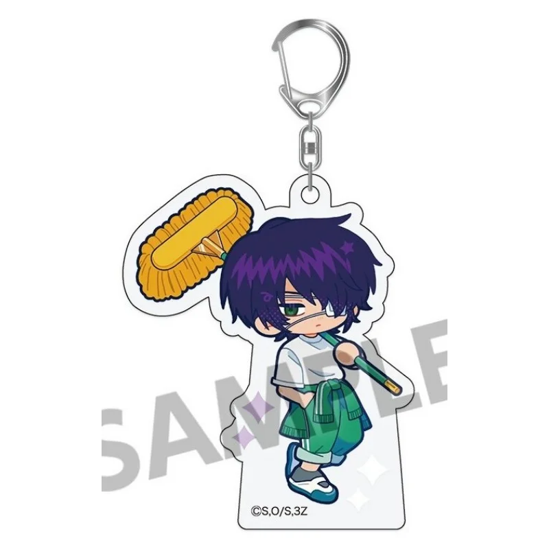 Gintama: 3-Z Class Ginpachi-sensei 6CM An adorable acrylic Acrylic figure keychain Cleaning Edition Bag Charms Backpack Pendant