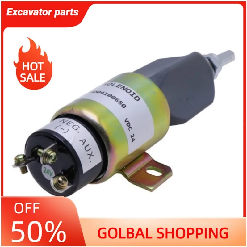 

SA-4269-24 Fuel ShutOff Solenoid for Komatsu PC60-7 PC75UU-3 PC78US-6 PC200LC-6