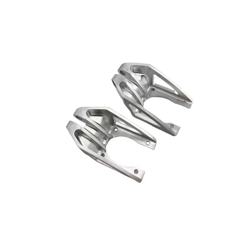 CNC precision processing of aluminum parts - combined machining of motorcycle parts (turning and milling)