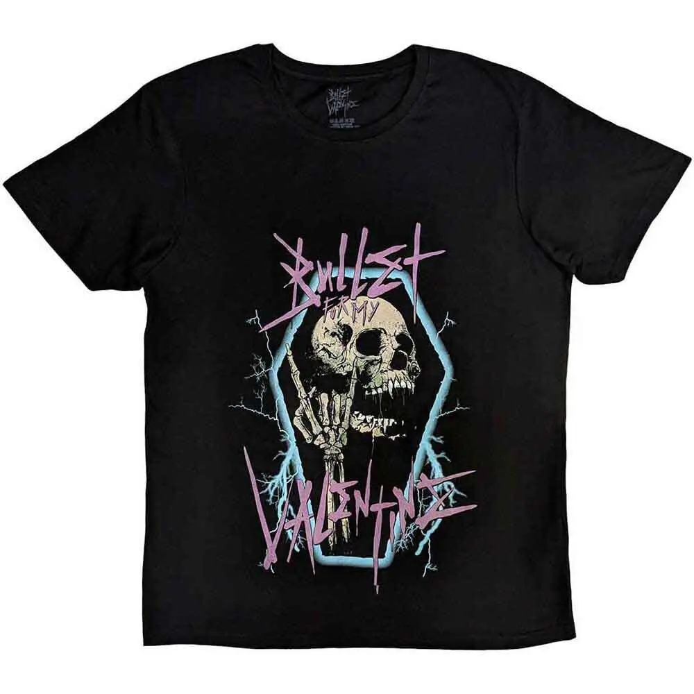 

Bullet For My Valentine Thrash Skull T-Shirt Black New