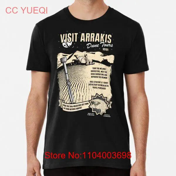 Best New Trending Rare Visit Arrakis Design Classic Premium T-shirt Size S - 5XL