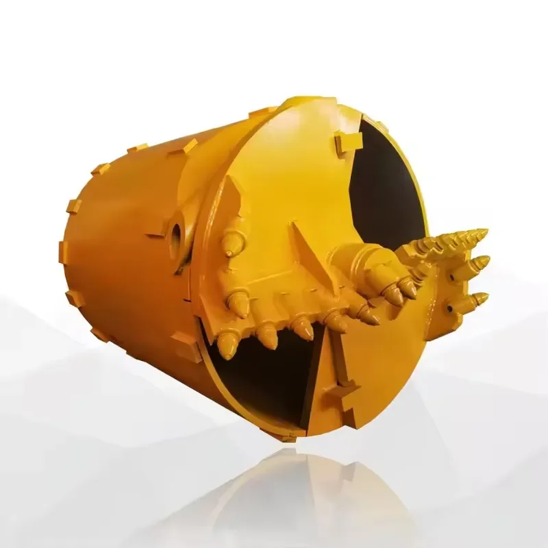 DRILLING BUCKET 600mm Sany SR285 Foundation Heat Treated Gravel Tool Custom Compatible with Sunward Soil Bucket