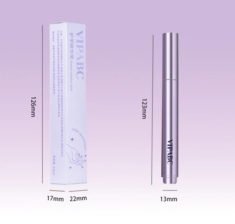 922 # قلم VIPABC Nail Essence - إصلاح 3 في 1، والعناية بالأظافر، ويزيل الجلد الميت ويغذي الأظافر بالزيت، ويطيل الأظافر ب