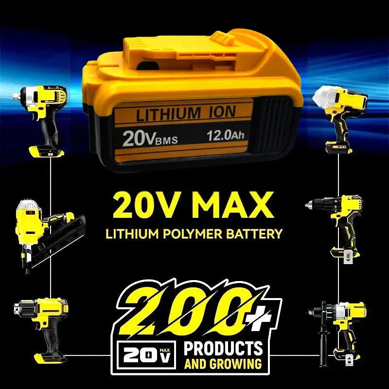 100% оригинальный аккумулятор DCB200 20 В для электроинструмента Dewalt DCB609, 60 В, 18,0 Ач DCB205 DCB206 DCB200 DCB204 DCB204-2, DCB205-2