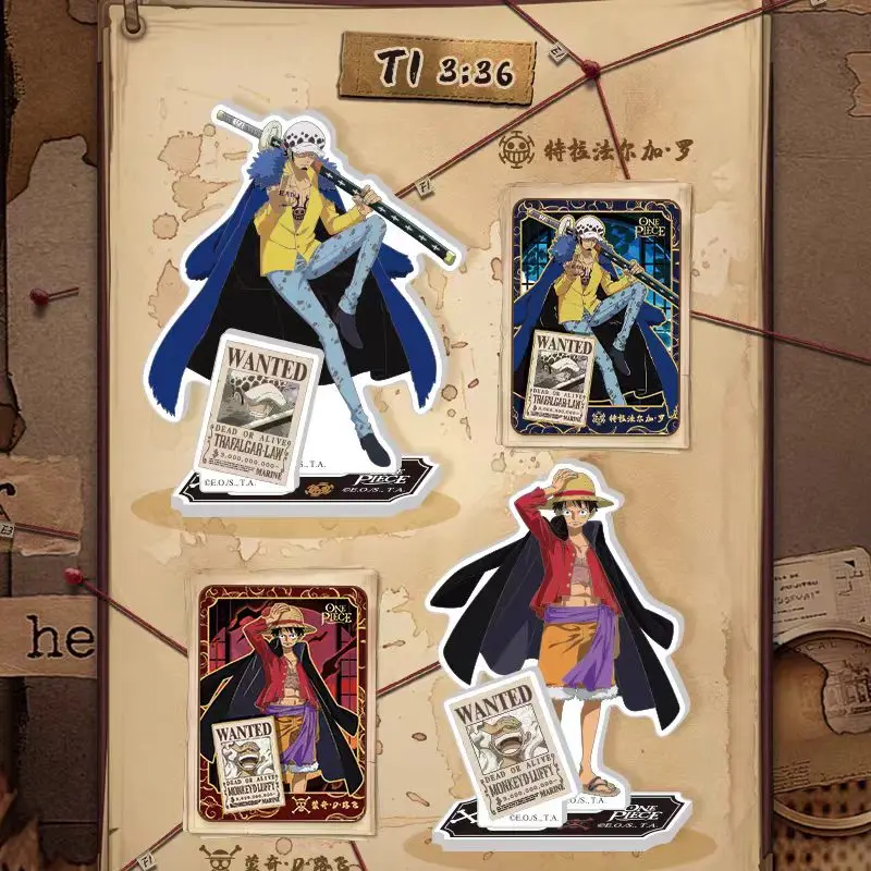 KAYOU Original One Piece Card Sea Shadow Standing Card Blind Box Anime Luffy V1 Acrylic Plaque Collection Box Card Toys Gifts