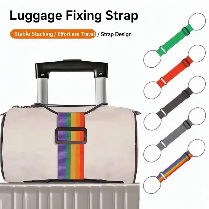Elastic Luggage Securing Strap Stretchable Suitcase Binding Belt Rolling Case Fastening Ribbon Flexible Webbing Band Resilient
