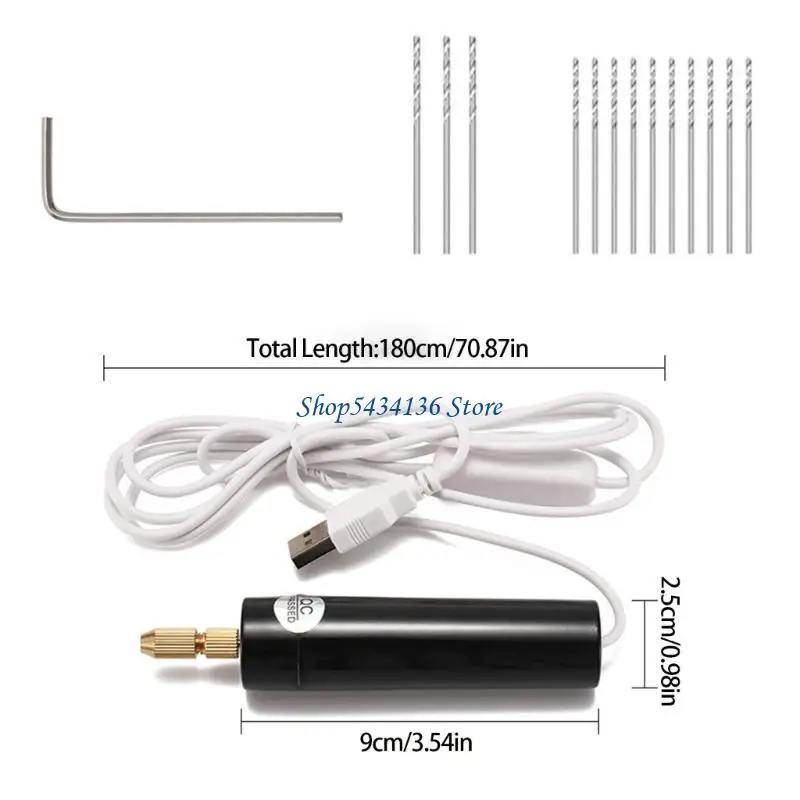 H7ed Miniature Electric Grinder 20000rpm Le fonctionnement à faible bruit du moteur comprend 8 bits forage adaptés à en