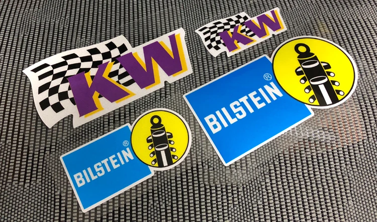 ملصقات تصفيف السيارة مضحك السيارات عجلة الذيل الجسم نافذة الشريط دراجة نارية الشارات ل KW تعليق تعديل #1