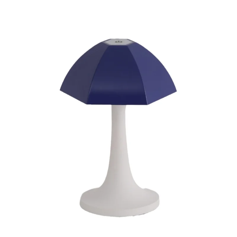 Nordic Danish Style LED Mushroom Lamp Living Room Bedroom Light Luxury Atmosphere Bedside Flower Bud Table Lamp