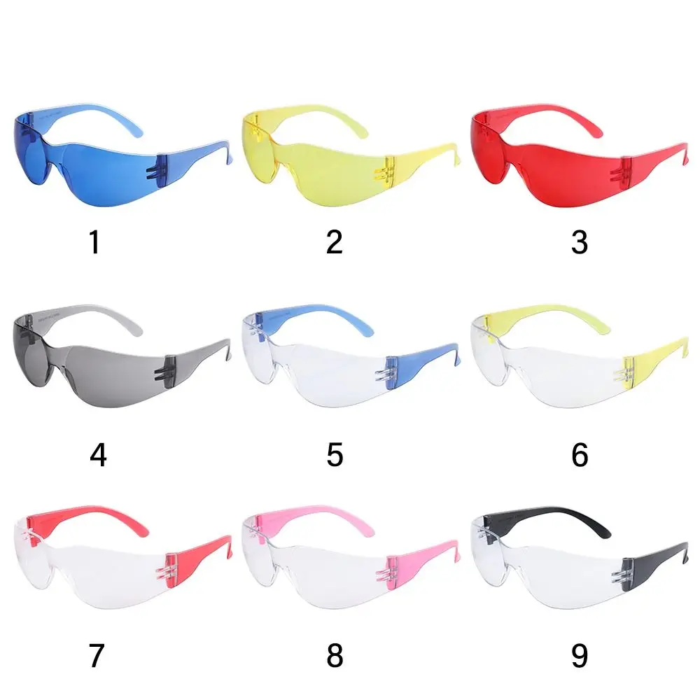 Lunettes de sécurité durables pour PC, lunettes de protection multicolores pour soudeur, lunettes de soudage, lunettes d'équitation anti-UV, lieu de travail de laboratoire