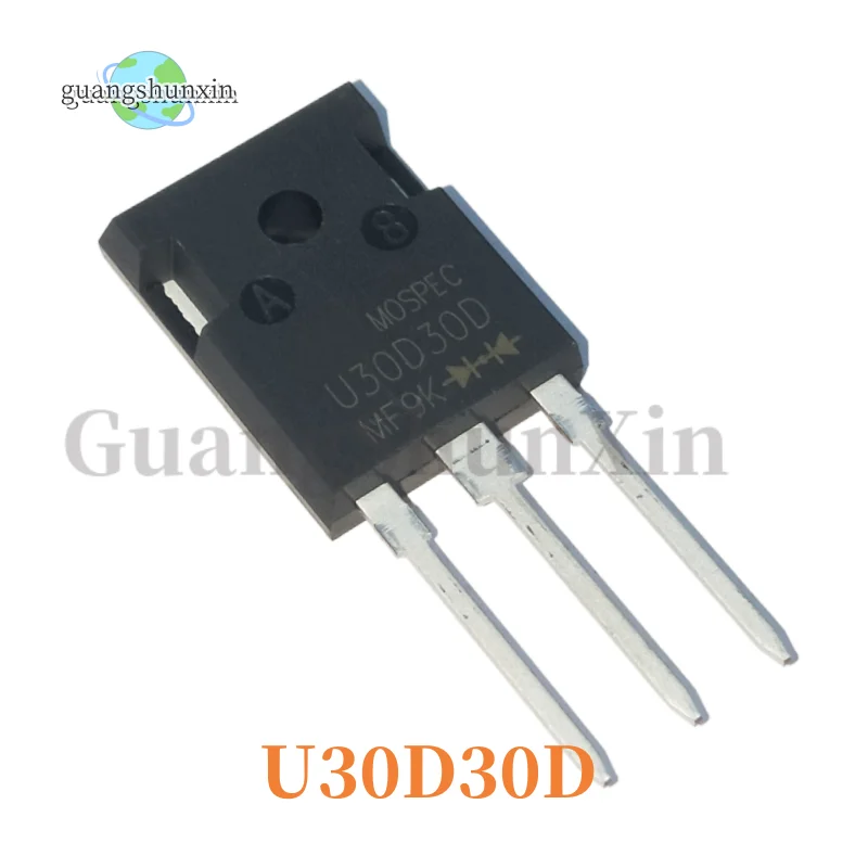 10PCS U30D30D U30D40C U30D60C U30D60D U30D20C U30D60A TO-247 Fast Recovery Rectifier Diode