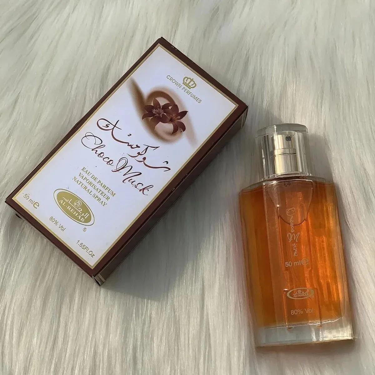 Vendite calde Al-Rehab Choco Musk Eau de Parfum Spray per le donne Arabo Dubai Profumo Colonia Fragranza Corona di lusso Profumi 50ml