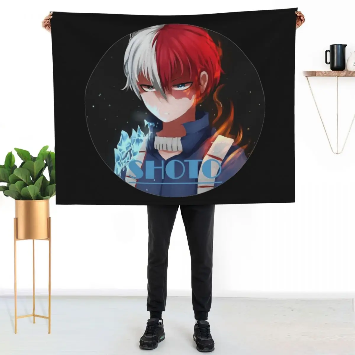 

Shoto Throw Blanket Multi Purpose Soft Warm Blanket for Home Travel