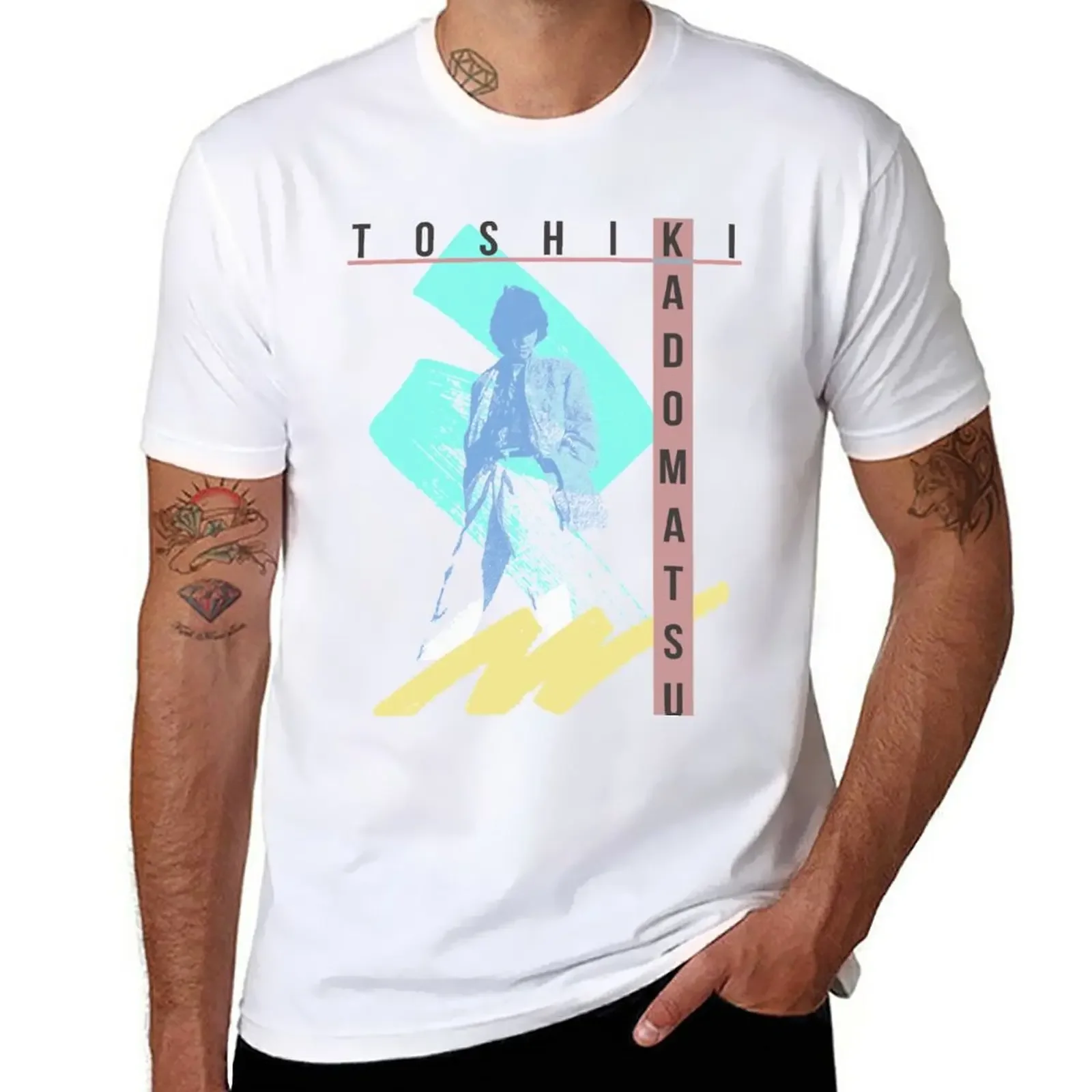 Toshiki White T-Shirt customs design your own blanks new edition fitted t shirts for men