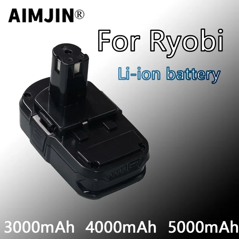 

Rechargeable Li-Ion Battery for Ryobi, Power Tool, 18V, 5J, 3000mAh,400mAh,5000mAh