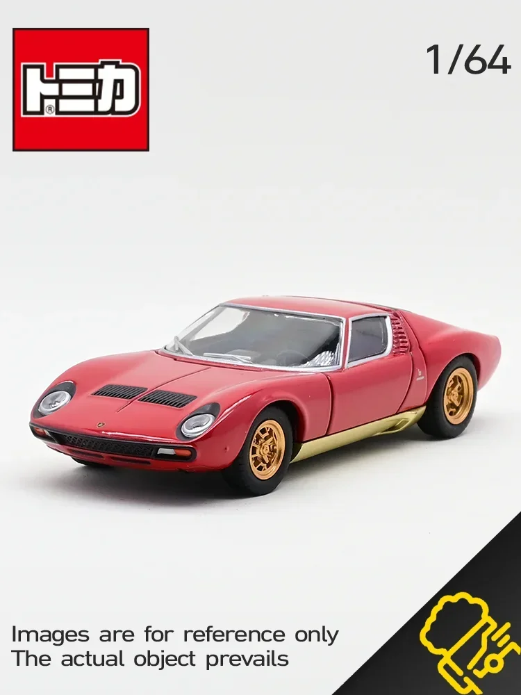 TOMICA TLV 1:64 LV-N Lamborghini Miura SV, alloy die-cast static Miniaturized car Fashion play model, boy's toy, holiday gift.