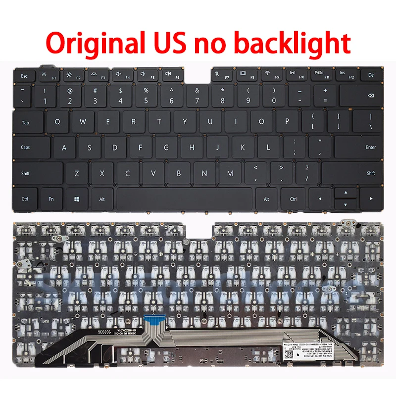 New US Keyboard For MateBook X Pro MACH-W19 W29 W09 W19C W29BL MACHR-W19L MACHD-WFE9 MACH-WAH9LP W19C W29BL