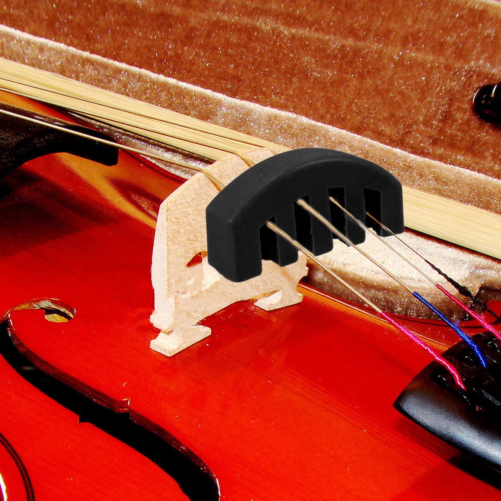 

Violin Mute Musical Instrument Colored for Part Instruments Accessories Practice