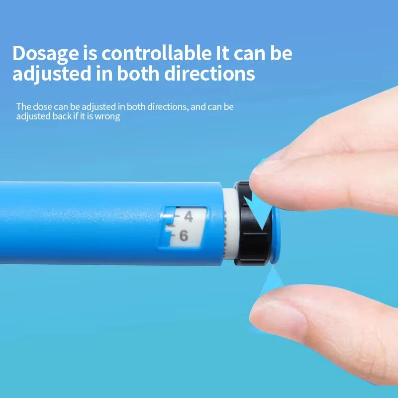 Good Review Plastic 3ml Colorful Reusable Insulin Syringe Set Peptide Pen 60U Injection Pen With 31G 8MM Needle 3ml Cartridge