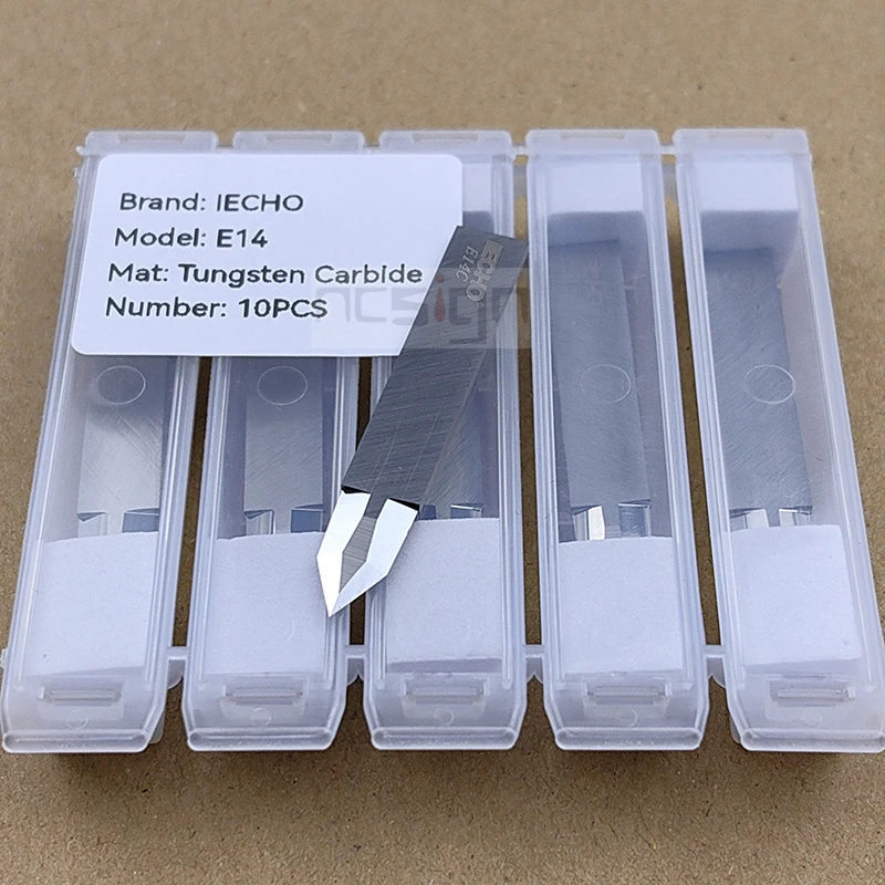 Imagem -03 - Lâmina Oscilante de Carboneto Iecho E14 E14c Texi Xyz Humantec Zund Faca Vibratória de Aço de Tungstênio Z14