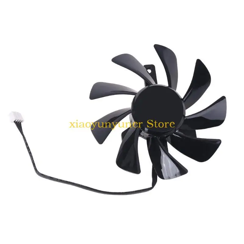 P9JB T129215SU RX 570 470D GPU Kipas Kartu Video Cooler untuk Radeon ITX Graphics Cooling System Replacement