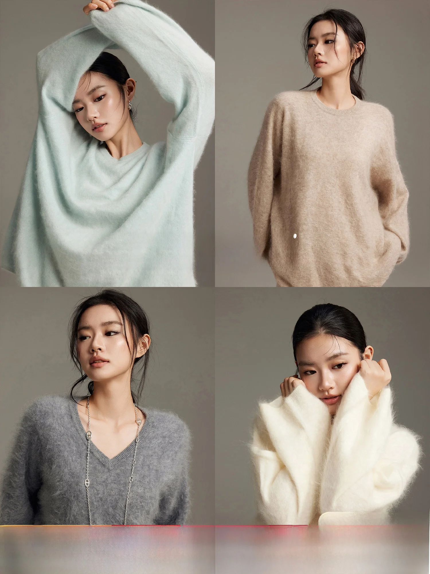 

Luxury Camere Sweater V-Ne round Ne Pull-On Regular Thin Casual Sle 00% Goat Camere Soft Comfy Lazy Sle