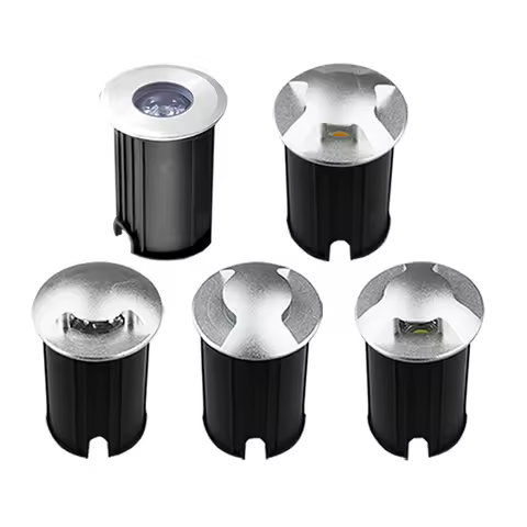 Waterproof 1W 3W 5W LED Garden Buried IP67 AC85-265V Outdoor Recessed Deck Light Underground Lamp Sidewalk Lighting DC12V
