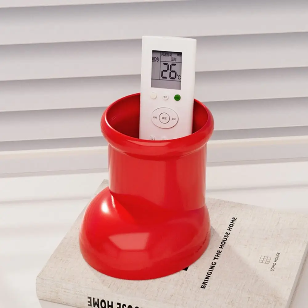 Creative Boot Shape Pen Container Decoration Jar Ornament Decorative Storage Tank Plastic Storage Bottle Home