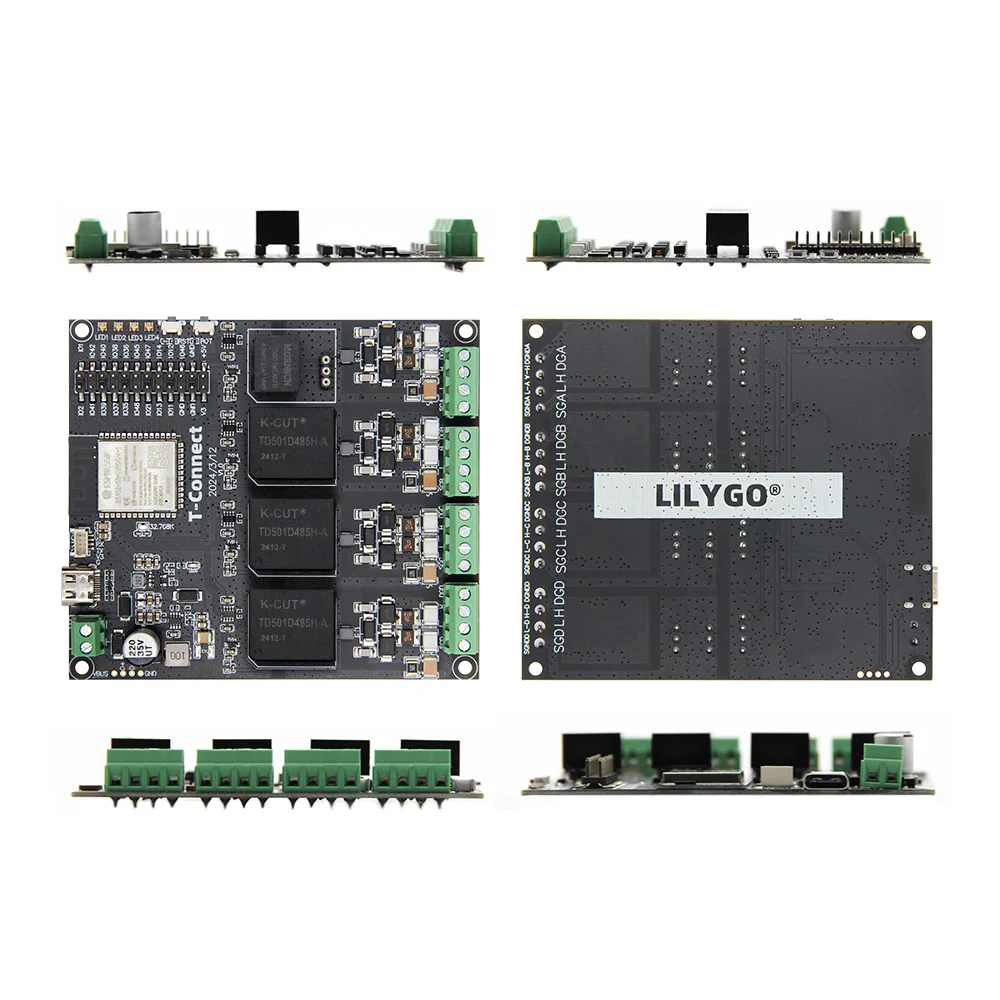 T-Connect ESP32-S3 — WiFi 2.4GHz + Bluetooth 5 + RS485/CAN: Papan yang Ringkas dan Andal untuk IoT & Transmisi Data