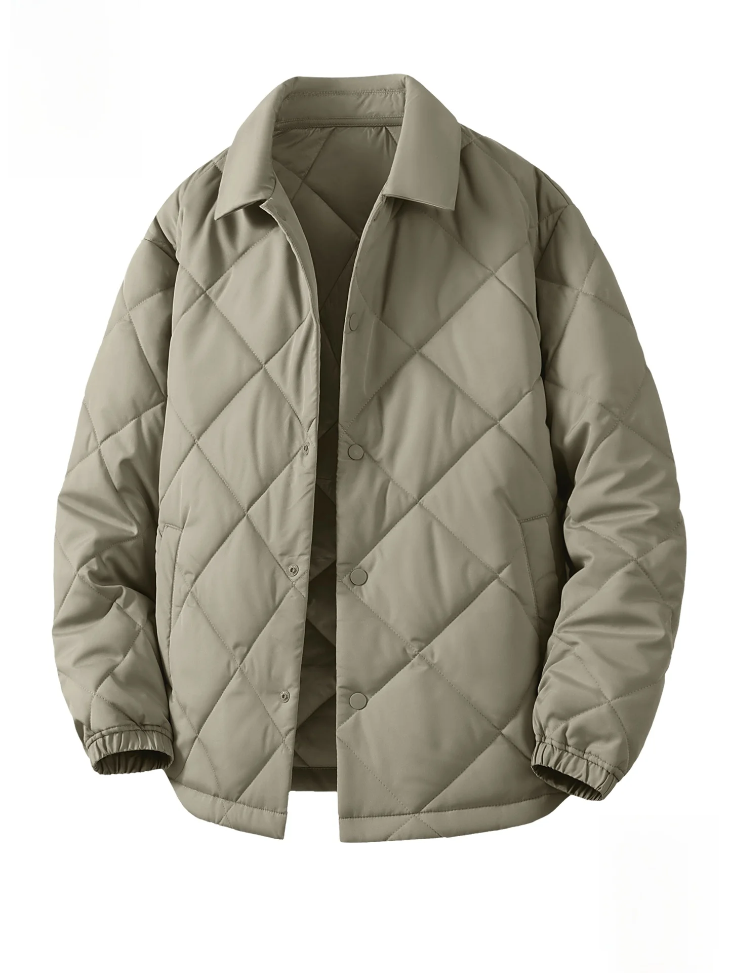 

Thiened Flannel irt Sle Jaet Men's Winter Warmth Cotton Filled Stand Collar Monkey Print Casual Coat