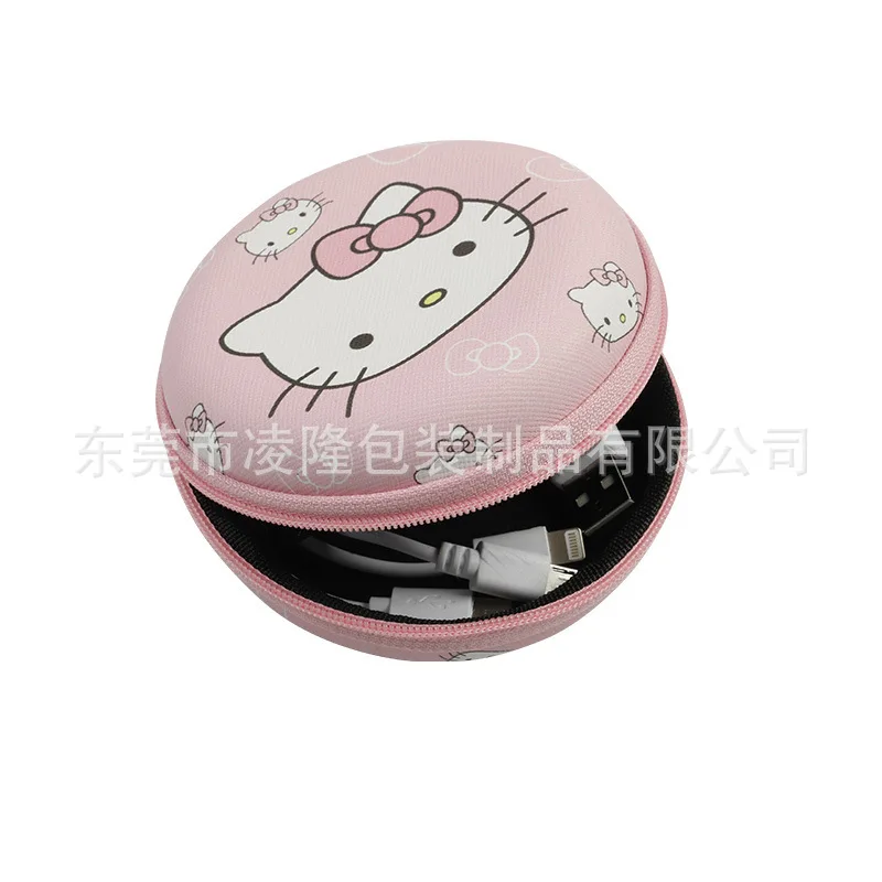 

10 см милый Sanrio мультфильм Hello Kitty сумка для хранения кабеля для передачи данных мобильный телефон коробка для хранения кабеля Детская сумка для смены подарок для девочки