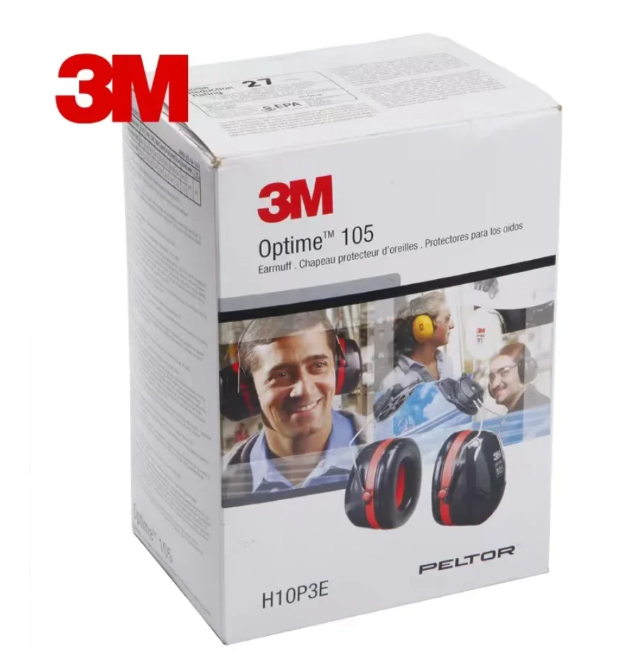 3M H10P3E Earmuffs Optime Workshop Workers Earmuffs Anti-Noise Protection Site Noise Reduction And Noise Insulation Earmuffs