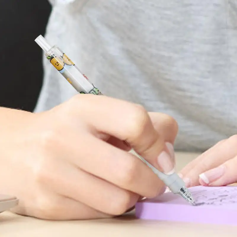 Симпатичные гелевые ручки Быстросохнущая канцелярская ручка Capybara Набор из 6 гелевых ручек с тонкими точками Быстросохнущие ручки для письма для подростков и взрослых Примечание