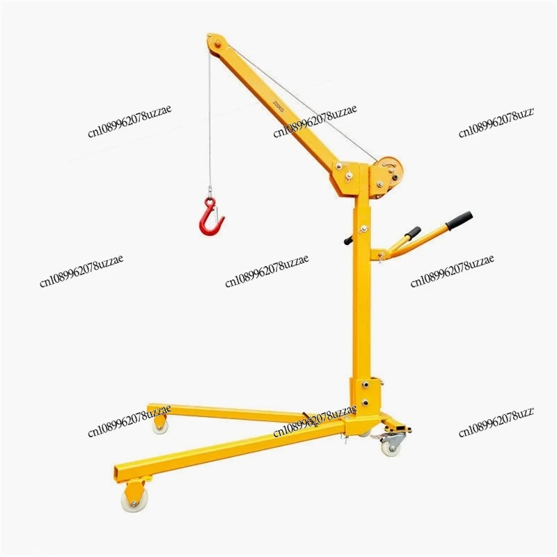 

Mobile Portable Small Crane Foldable Hand Crane Electric Home Vehicle Lifting