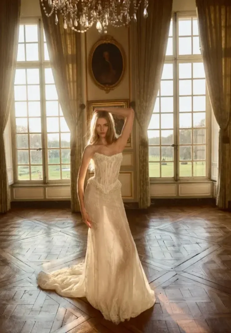 Vestido De Noiva Sereia Encaje Wedding Dress Luxo Elegante Vestidos De Novia Curvy Tallas Grandes Guest Casamento Civil Bride