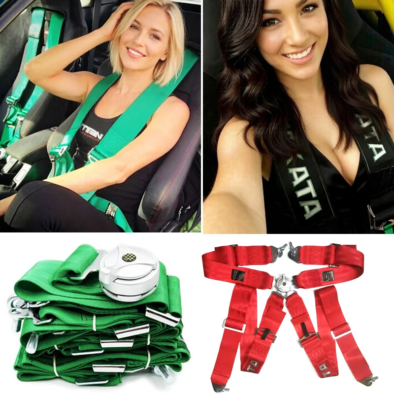 

Racing 3inch Car Safety Harness 4/5/6 Point Adjustable Sports Seat Belt Quick Release Nylon Seat Belt