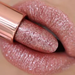 Glitter Temperature Change Lipstick Nude Pink Glitter Lip Gloss  Makeup Lasting Velve Red Mermaid Sexy Shimmer Cosmetics Beauty