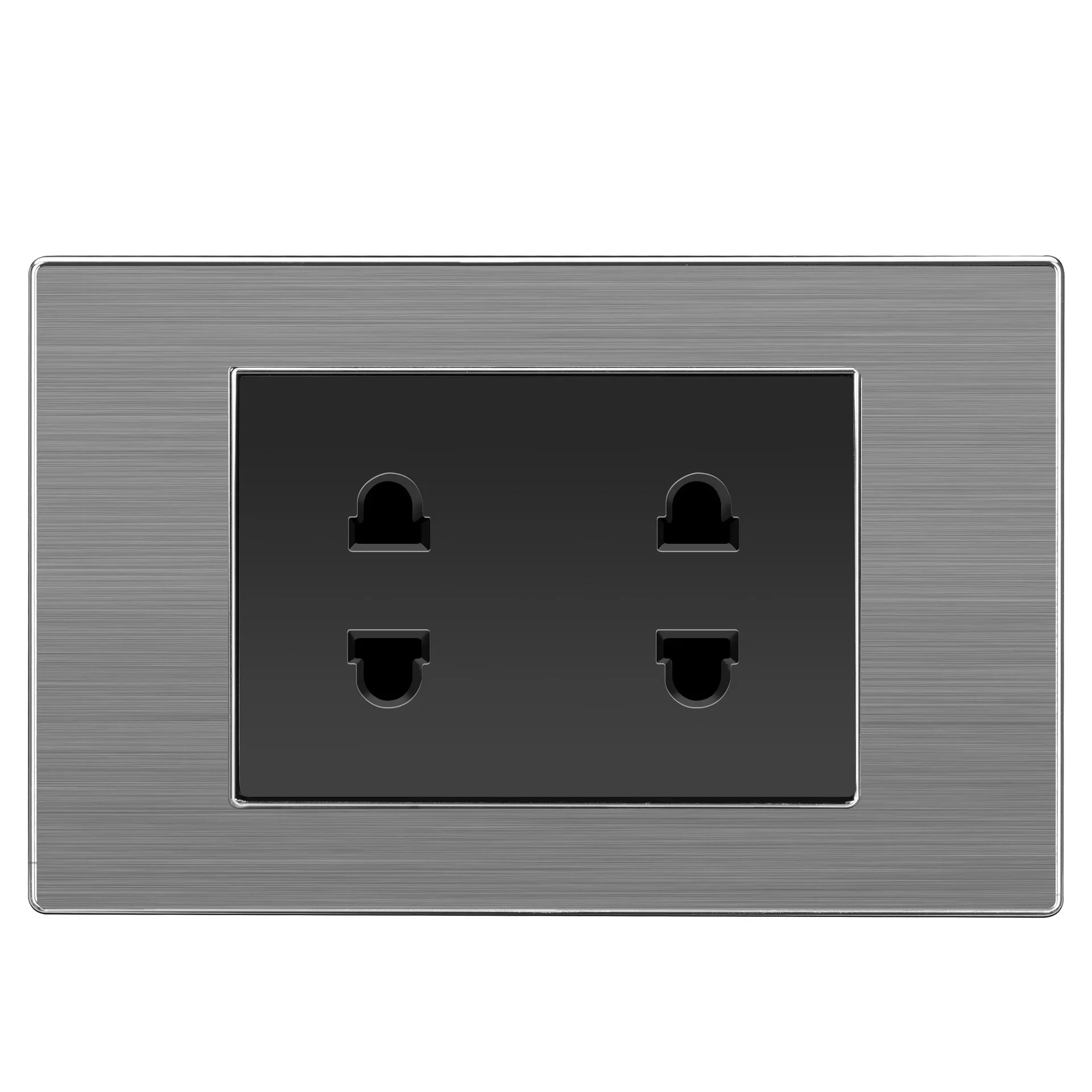 118 type six hole four hole power socket multifunctional double two hole wall socket US AU Brazil Mexico standard switch